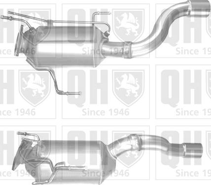 Quinton Hazell QDPF11175 - Филтър за сажди / твърди частици, изпускателна система vvparts.bg