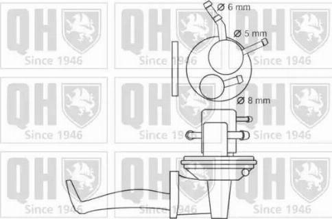 Quinton Hazell QFP202 - Горивна помпа vvparts.bg