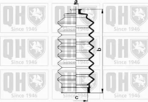 Quinton Hazell QG1444 - Комплект маншон, кормилно управление vvparts.bg