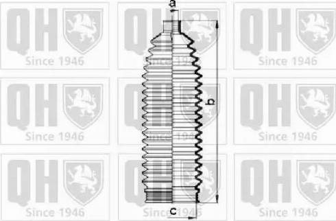 Quinton Hazell QG1443 - Комплект маншон, кормилно управление vvparts.bg