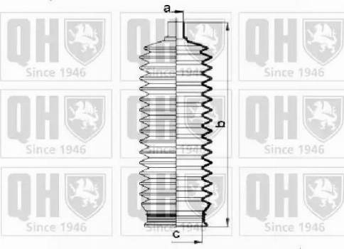 Quinton Hazell QG1450 - Комплект маншон, кормилно управление vvparts.bg