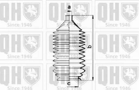 Quinton Hazell QG1460 - Комплект маншон, кормилно управление vvparts.bg