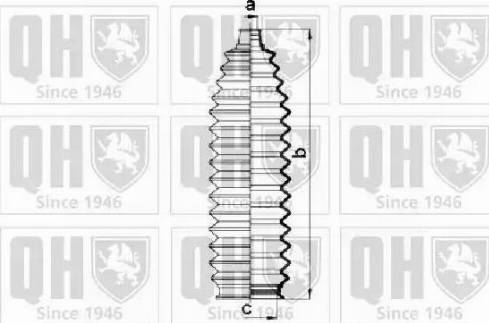 Quinton Hazell QG1475 - Комплект маншон, кормилно управление vvparts.bg