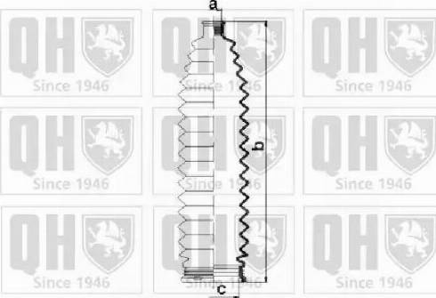 Quinton Hazell QG1504 - Комплект маншон, кормилно управление vvparts.bg