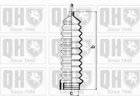 Quinton Hazell QG1084 - Маншон, кормилно управление vvparts.bg