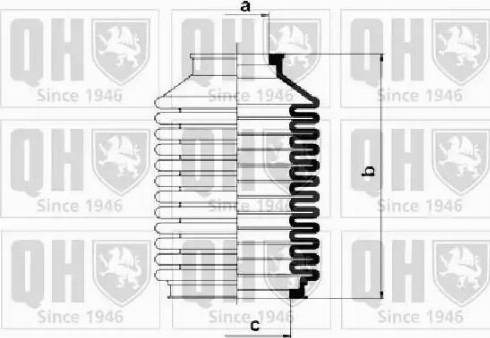 Quinton Hazell QG1083 - Маншон, кормилно управление vvparts.bg