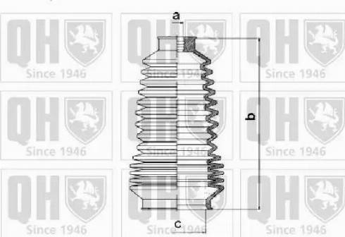 Quinton Hazell QG1189 - Комплект маншон, кормилно управление vvparts.bg