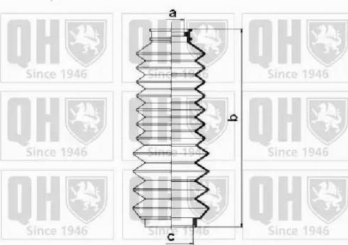 Quinton Hazell QG1138 - Комплект маншон, кормилно управление vvparts.bg