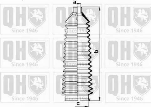 Quinton Hazell QG1399 - Комплект маншон, кормилно управление vvparts.bg