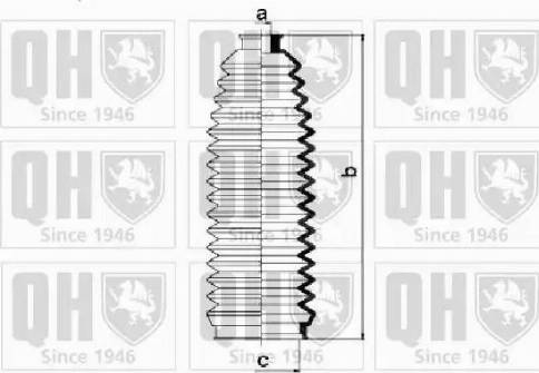 Quinton Hazell QG1304 - Комплект маншон, кормилно управление vvparts.bg