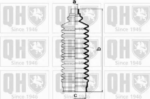 Quinton Hazell QG1269 - Комплект маншон, кормилно управление vvparts.bg