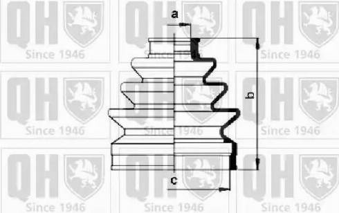 Quinton Hazell QJB269 - Маншон, полуоска vvparts.bg