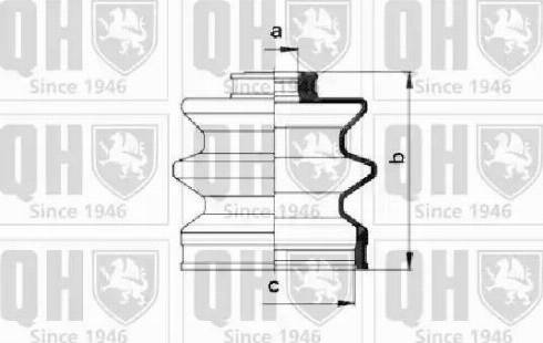 Quinton Hazell QJB2658 - Маншон, полуоска vvparts.bg