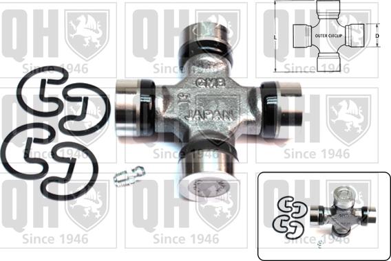 Quinton Hazell QL2104 - Звездообразна ос, изравняващо конусно колело - диференциал vvparts.bg