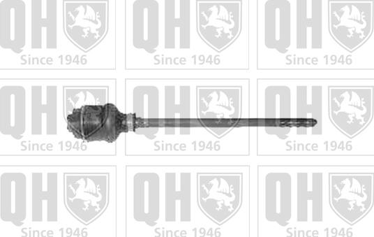 Quinton Hazell QR2253S - Аксиален шарнирен накрайник, напречна кормилна щанга vvparts.bg