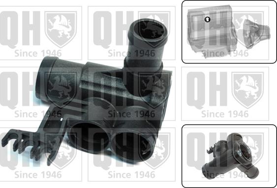 Quinton Hazell QTH823CF - Фланец за охладителната течност vvparts.bg