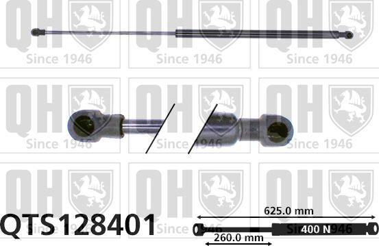 Quinton Hazell QTS128401 - Газов амортисьор, багажно / товарно пространство vvparts.bg