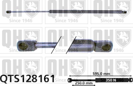 Quinton Hazell QTS128161 - Газов амортисьор, багажно / товарно пространство vvparts.bg