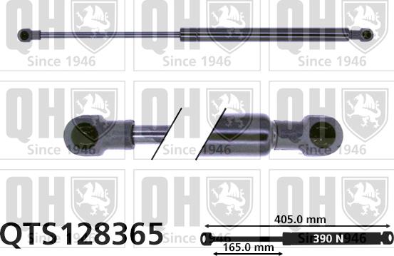 Quinton Hazell QTS128365 - Газов амортисьор, багажно / товарно пространство vvparts.bg