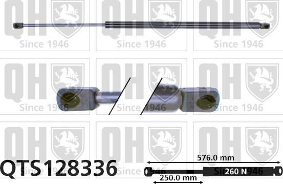 Quinton Hazell QTS128336 - Газов амортисьор, багажно / товарно пространство vvparts.bg