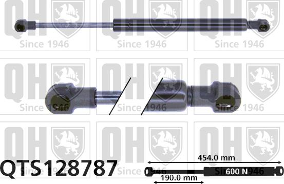 Quinton Hazell QTS128787 - Газов амортисьор, багажно / товарно пространство vvparts.bg