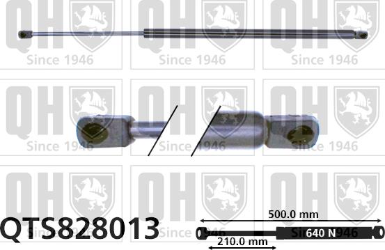 Quinton Hazell QTS828013 - Газов амортисьор, багажно / товарно пространство vvparts.bg