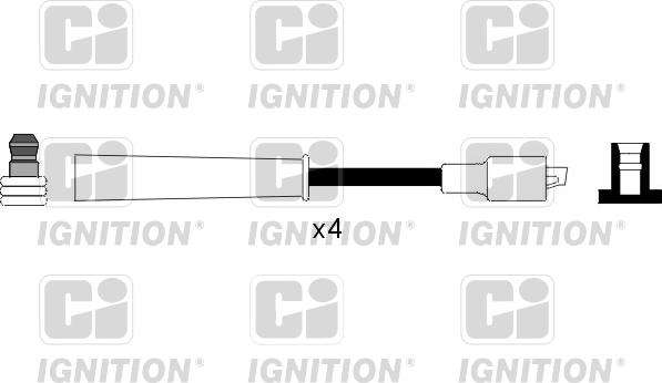 Quinton Hazell XC994 - Комплект запалителеи кабели vvparts.bg