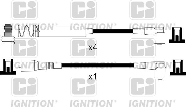 Quinton Hazell XC995 - Комплект запалителеи кабели vvparts.bg