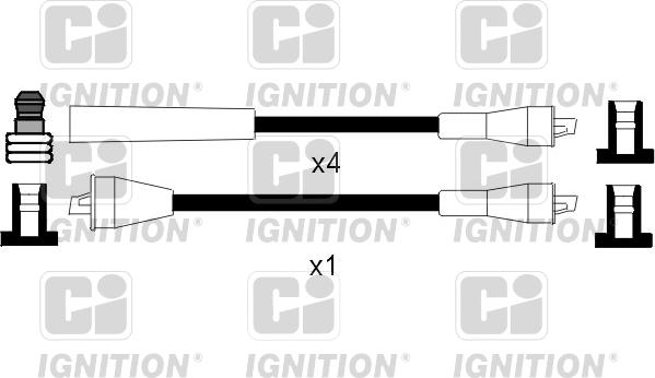 Quinton Hazell XC990 - Комплект запалителеи кабели vvparts.bg