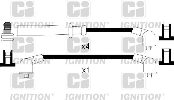 Quinton Hazell XC941 - Комплект запалителеи кабели vvparts.bg