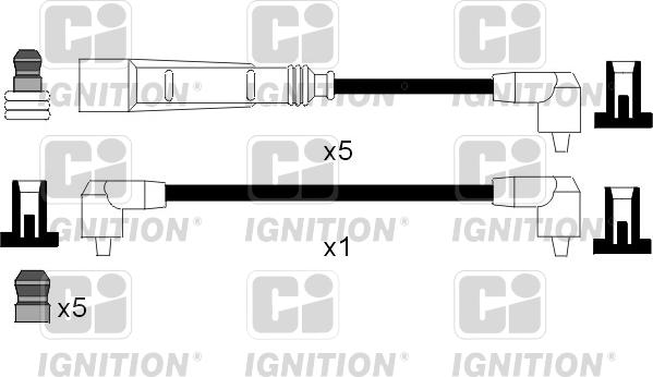 Quinton Hazell XC948 - Комплект запалителеи кабели vvparts.bg