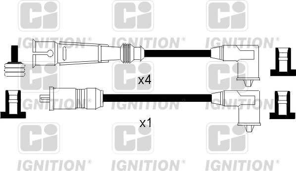 Quinton Hazell XC963 - Комплект запалителеи кабели vvparts.bg