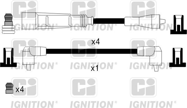 Quinton Hazell XC905 - Комплект запалителеи кабели vvparts.bg