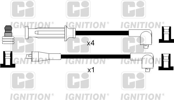 Quinton Hazell XC906 - Комплект запалителеи кабели vvparts.bg