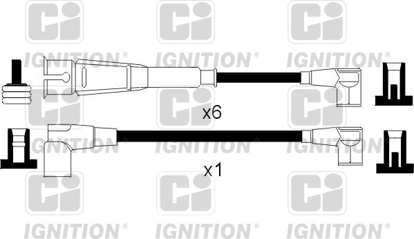 Quinton Hazell XC901 - Комплект запалителеи кабели vvparts.bg