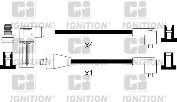 Quinton Hazell XC908 - Комплект запалителеи кабели vvparts.bg