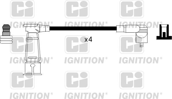 Quinton Hazell XC914 - Комплект запалителеи кабели vvparts.bg