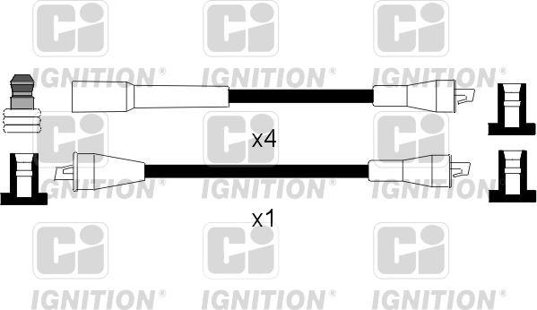 Quinton Hazell XC912 - Комплект запалителеи кабели vvparts.bg