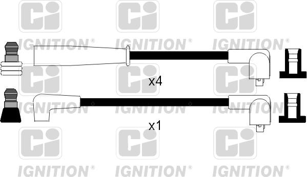 Quinton Hazell XC989 - Комплект запалителеи кабели vvparts.bg