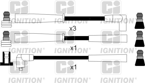 Quinton Hazell XC986 - Комплект запалителеи кабели vvparts.bg