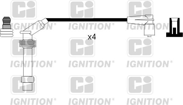 Quinton Hazell XC934 - Комплект запалителеи кабели vvparts.bg