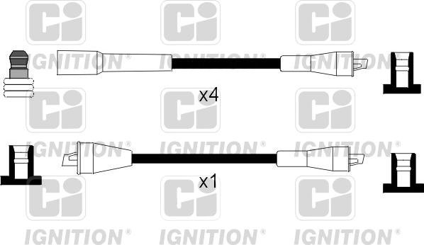 Quinton Hazell XC931 - Комплект запалителеи кабели vvparts.bg