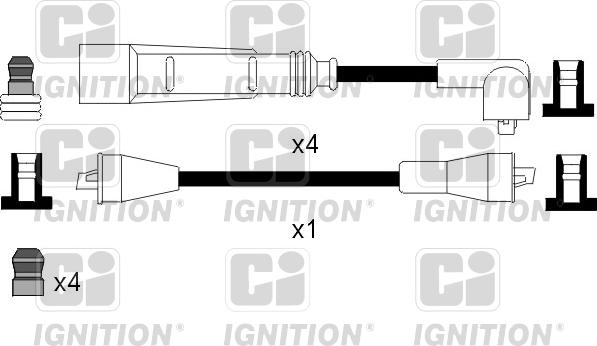 Quinton Hazell XC932 - Комплект запалителеи кабели vvparts.bg