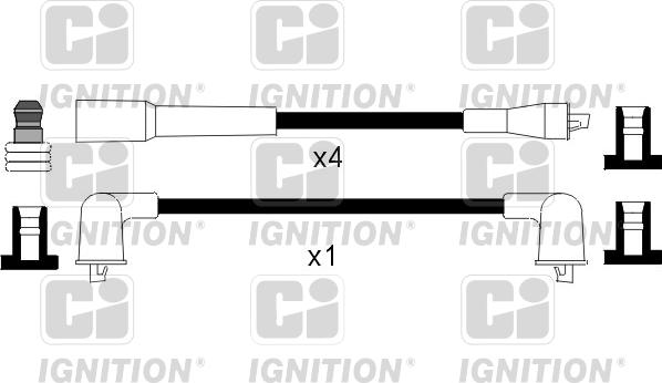 Quinton Hazell XC921 - Комплект запалителеи кабели vvparts.bg