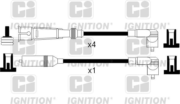 Quinton Hazell XC979 - Комплект запалителеи кабели vvparts.bg
