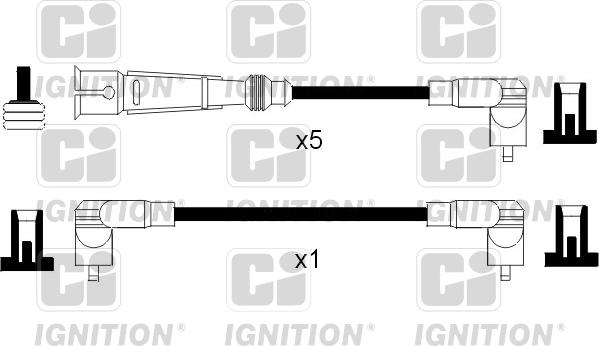 Quinton Hazell XC973 - Комплект запалителеи кабели vvparts.bg