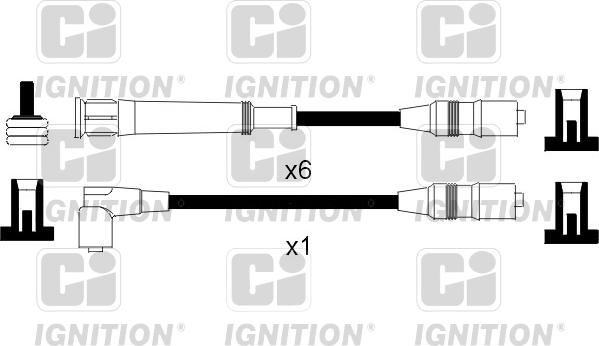 Quinton Hazell XC496 - Комплект запалителеи кабели vvparts.bg