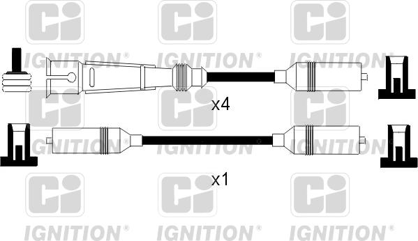 Quinton Hazell XC440 - Комплект запалителеи кабели vvparts.bg