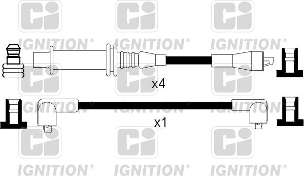 Quinton Hazell XC448 - Комплект запалителеи кабели vvparts.bg