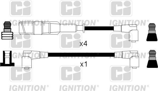 Quinton Hazell XC463 - Комплект запалителеи кабели vvparts.bg